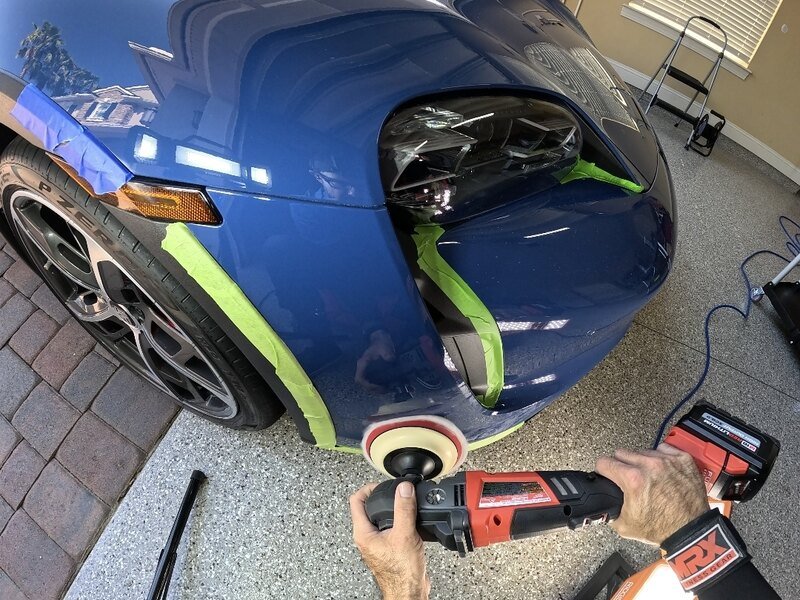 Paint correction result by Flagship Detailing